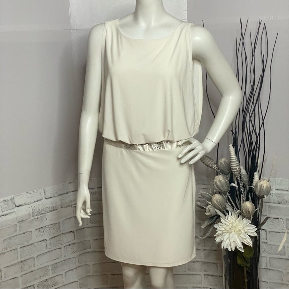 Ivory Bejewelled Jessica / Sears Midi Dress